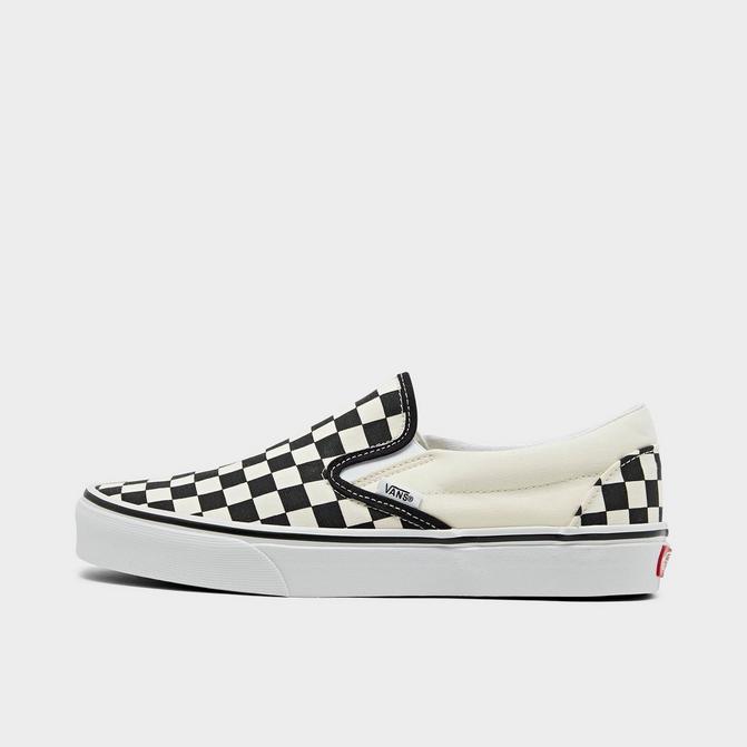 Checkered hot sale line vans