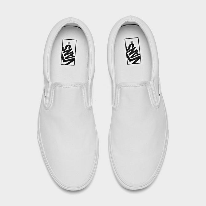 How do you clean all white on sale slip on vans