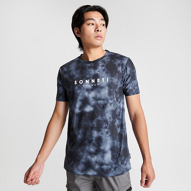 Men's Sonneti Tie-Dye All-Over Print Short-Sleeve T-Shirt| Finish Line