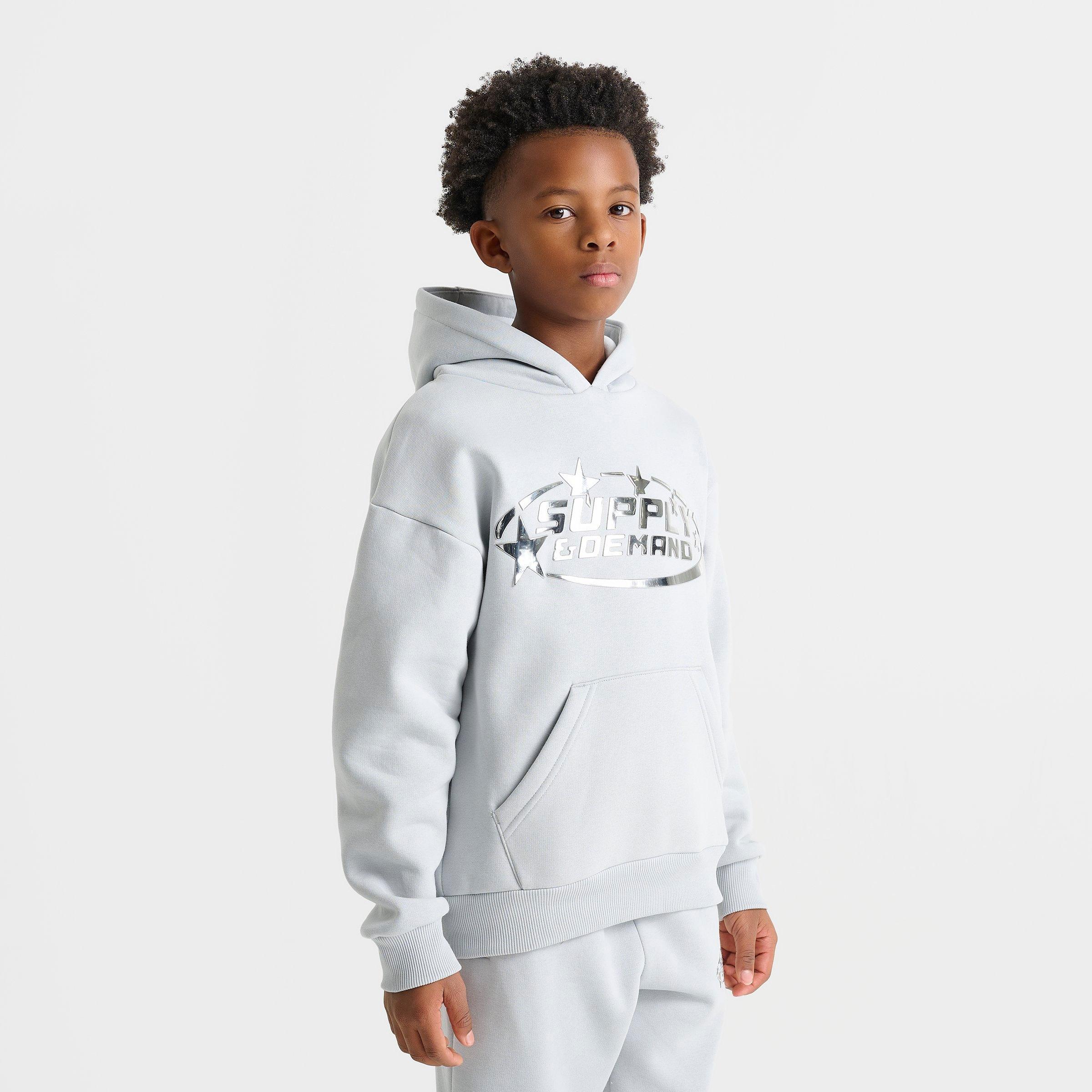 Big Kids' Supply & Demand Chrome Oval Pullover Hoodie | Finish Line