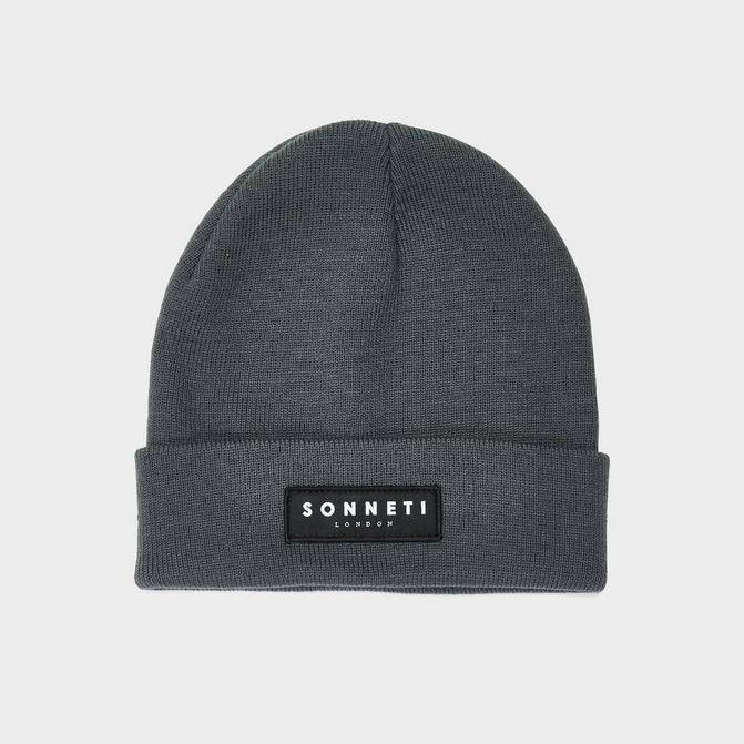 Front view of Sonneti London Beanie Hat in Turbulence Grey Click to zoom