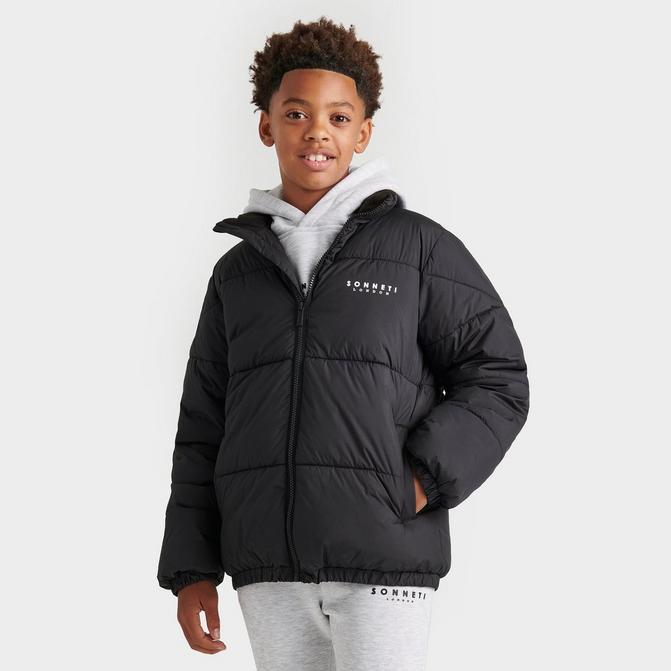 Boys black best sale padded jacket