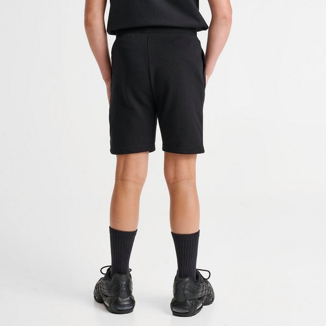 [angle] view of Kids' Sonneti London French Terry Shorts in Black Click to zoom