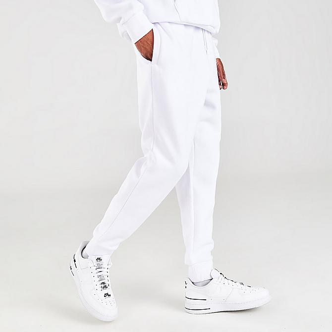Back Left view of Men's Sonneti London Jogger Pants in White Marl Click to zoom