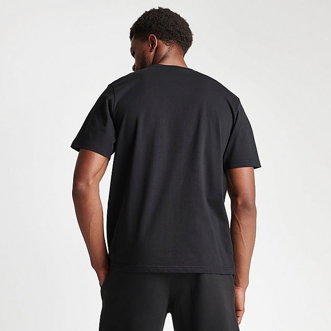 Back Right view of Men's Sonneti London T-Shirt in Black Click to zoom