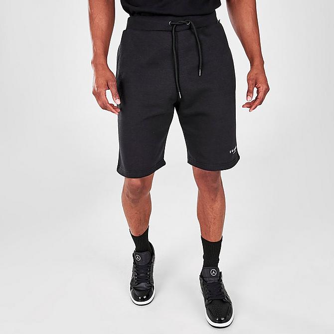 Front Three Quarter view of Men's Sonneti Brom Shorts in Black Click to zoom