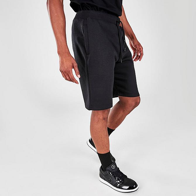Back Right view of Men's Sonneti Brom Shorts in Black Click to zoom