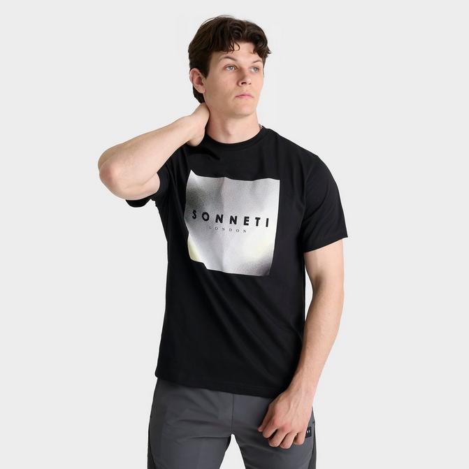 [angle] view of Men's Sonneti London Dunlo T-Shirt in Black Click to zoom