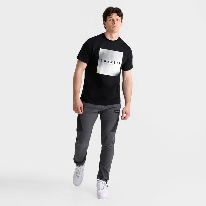 [angle] view of Men's Sonneti London Dunlo T-Shirt in Black Click to zoom
