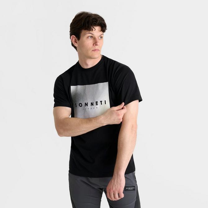 [angle] view of Men's Sonneti London Dunlo T-Shirt in Black Click to zoom