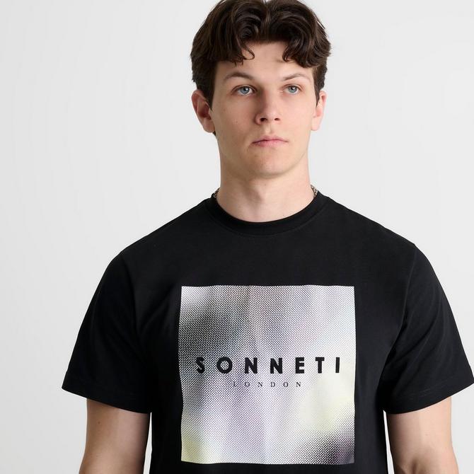 [angle] view of Men's Sonneti London Dunlo T-Shirt in Black Click to zoom
