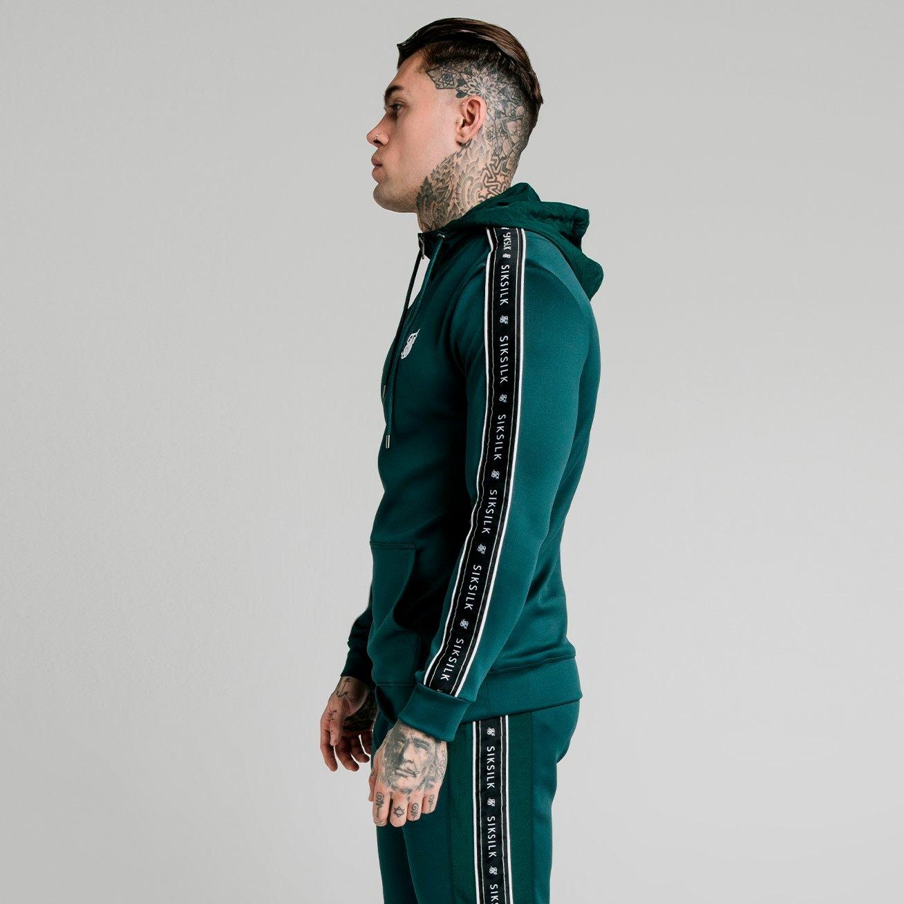 sik silk green hoodie