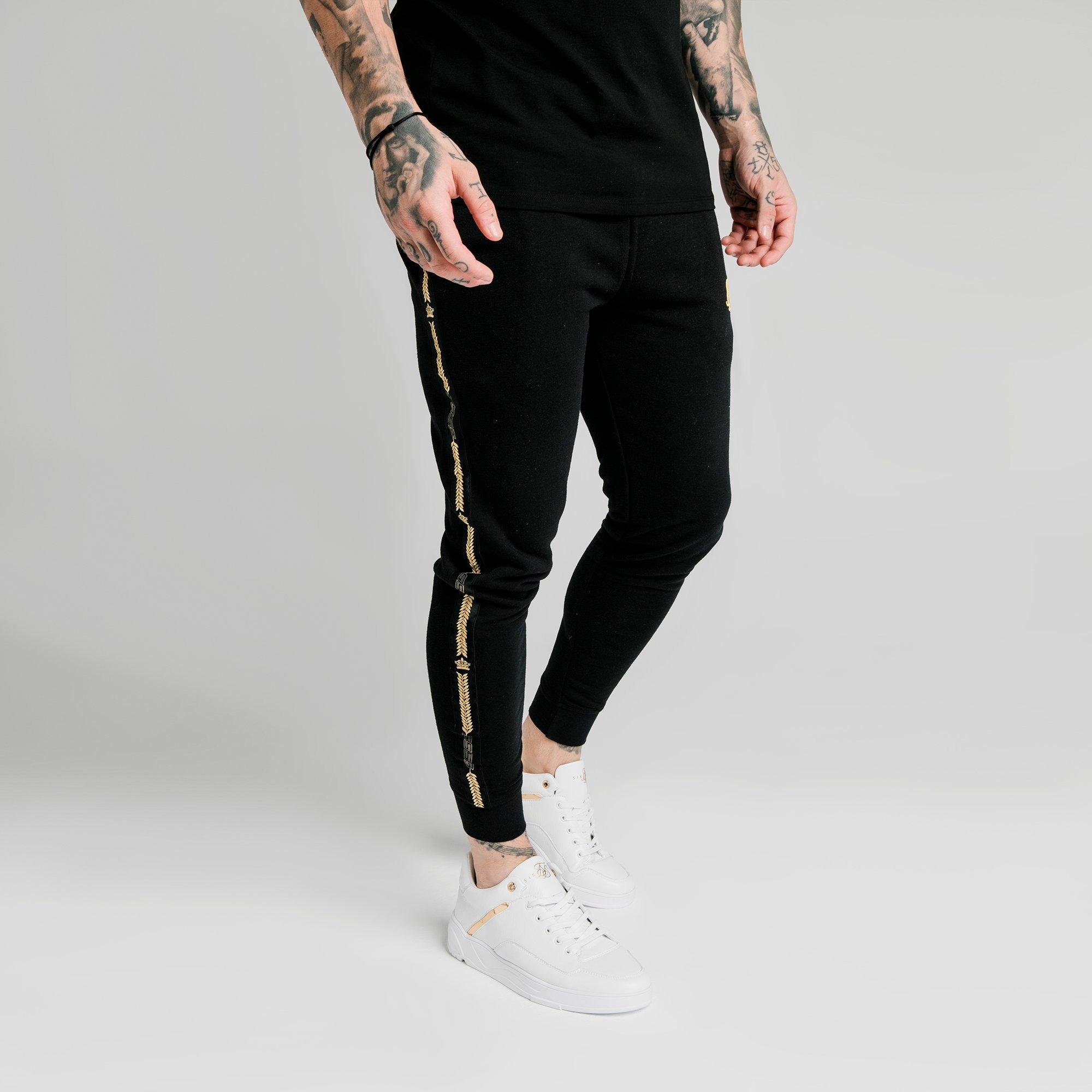 mens fitted jogger pants