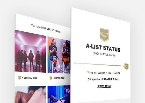 Status Loyalty Program Finish Line