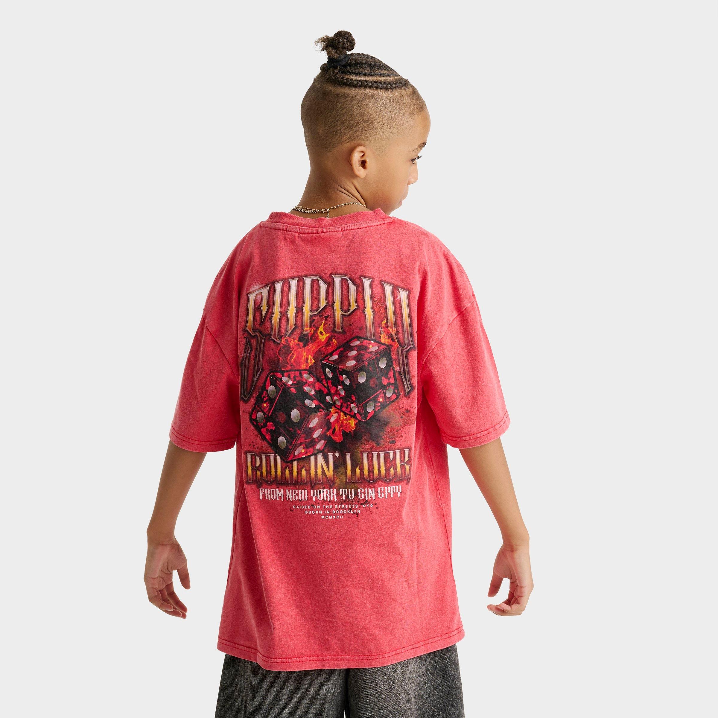Boys' Big Kids' Supply & Demand Fire Dice T-Shirt