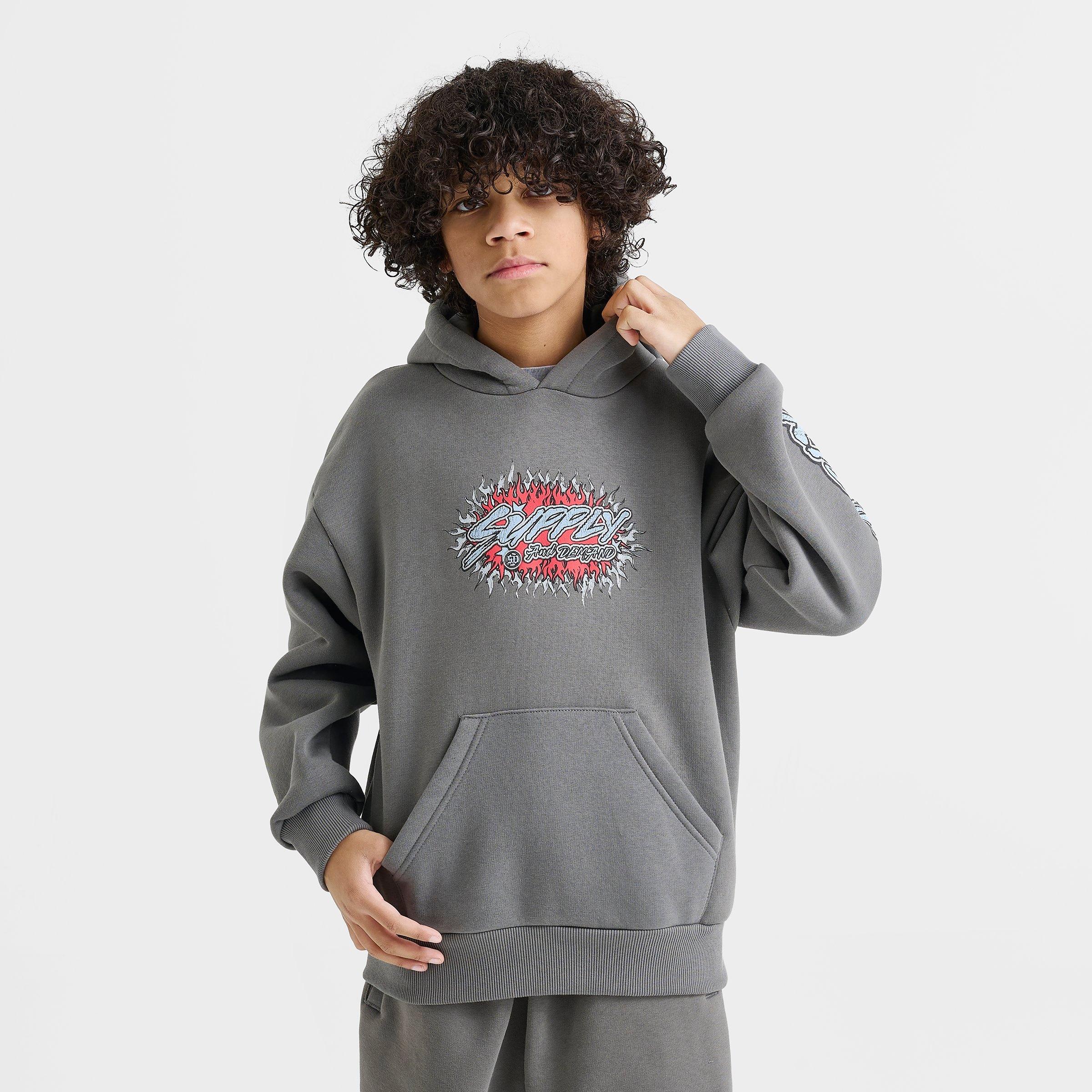 Big Kids' Supply & Demand Blast Pullover Hoodie | Finish Line