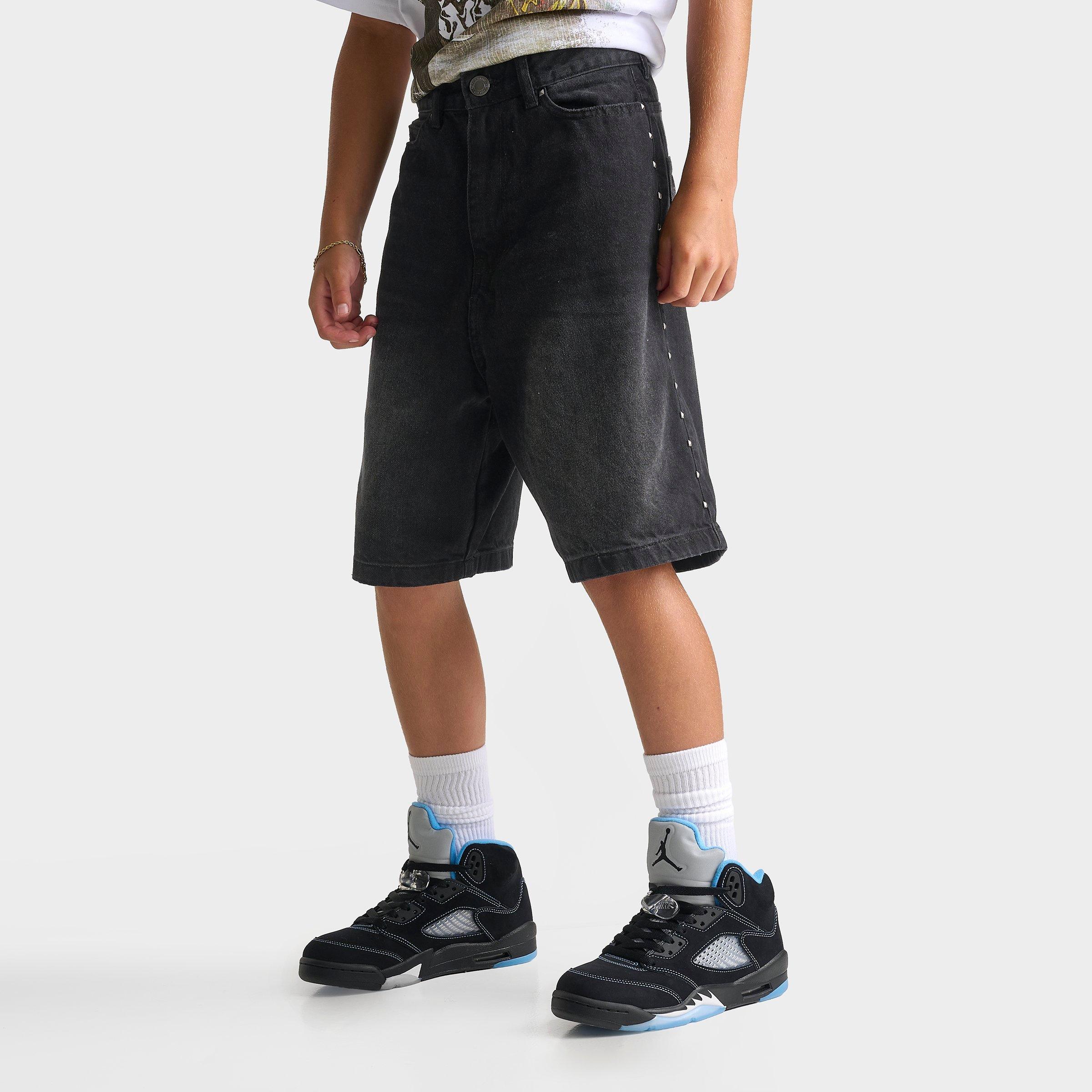 Big Kids' Supply & Demand Studded Denim Shorts | Finish Line