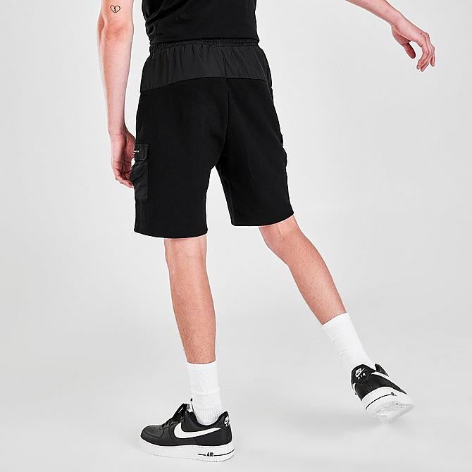 Back Right view of Men's Supply & Demand Compact Shorts in Black Click to zoom