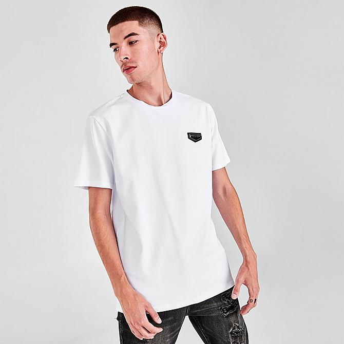 Back Left view of Men's Supply & Demand Bloom T-Shirt in White Click to zoom