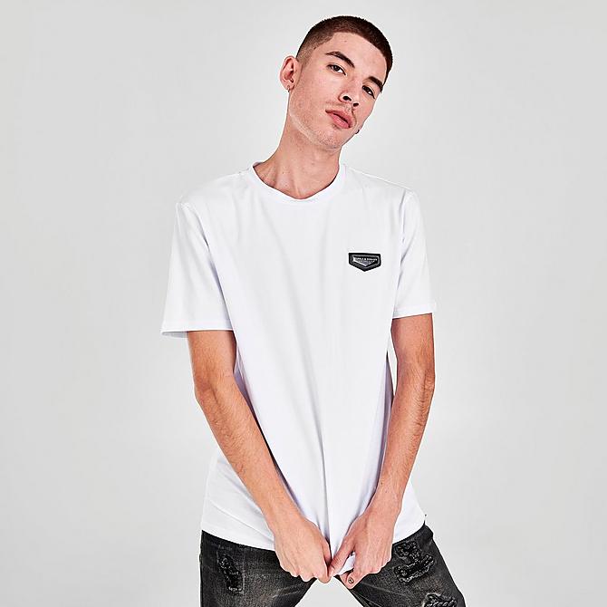 Back Right view of Men's Supply & Demand Bloom T-Shirt in White Click to zoom