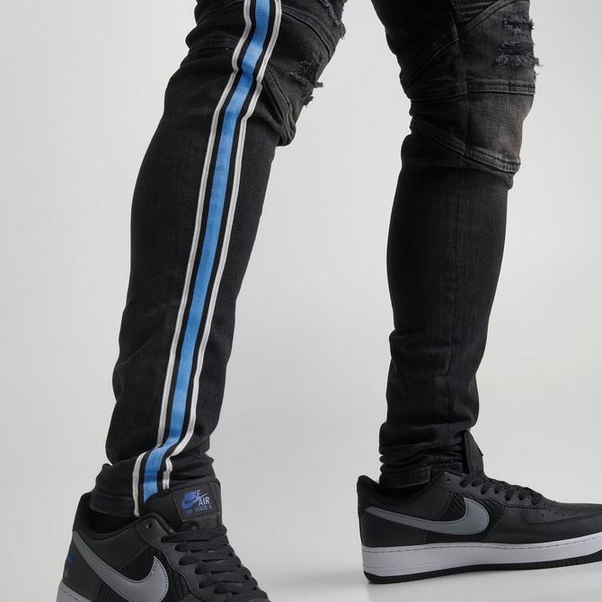 Supply & Demand Women's Athletic Stripe Leggings / Black