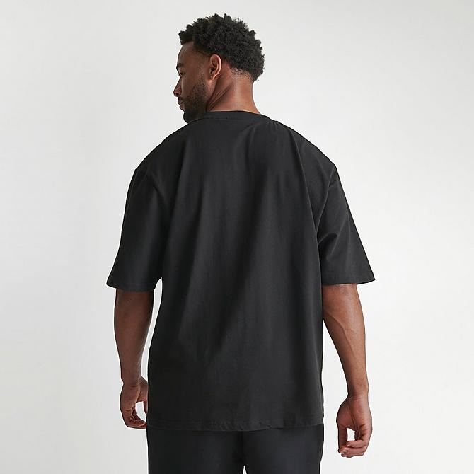 Back Right view of Men's Supply & Demand NYC T-Shirt in Black Click to zoom