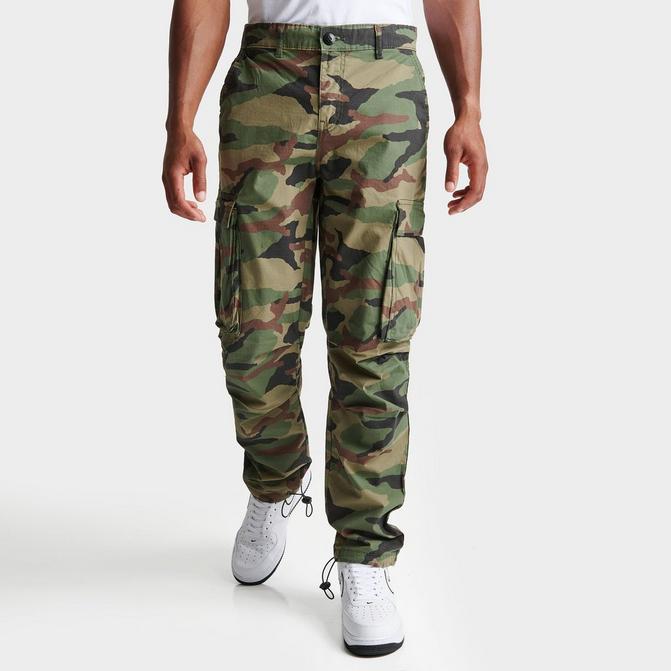 adidas Allover Print Liquid Camo Jogger Pants - Black