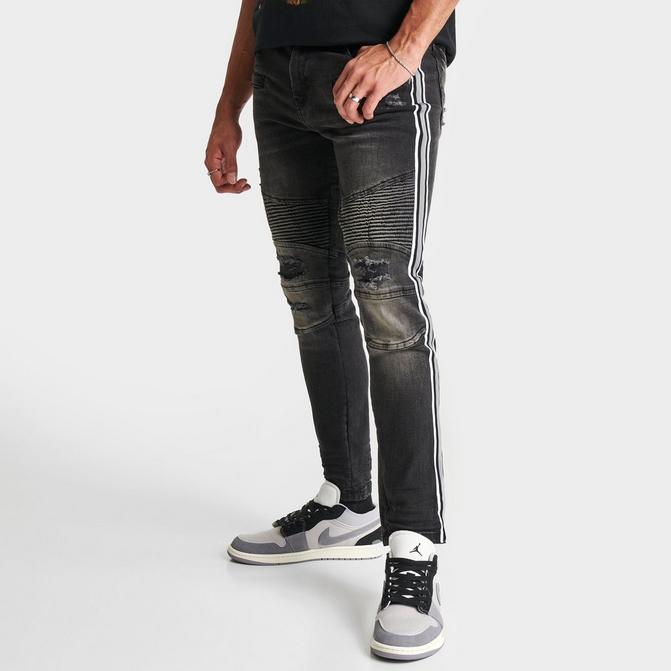 Side oilogic strip jeans for boys