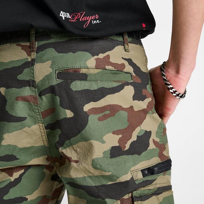 [angle] view of Men's Supply & Demand Omega Cargo Pants in Camo Click to zoom