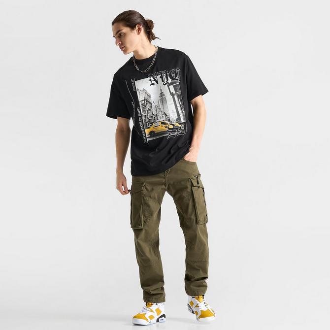 [angle] view of Men's Supply & Demand NYC Slicker Graphic T-Shirt in Black Click to zoom