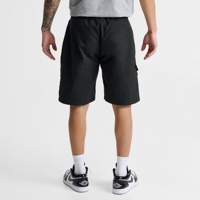[angle] view of Men's Supply & Demand Gritter v2 Cargo Shorts in Black Click to zoom