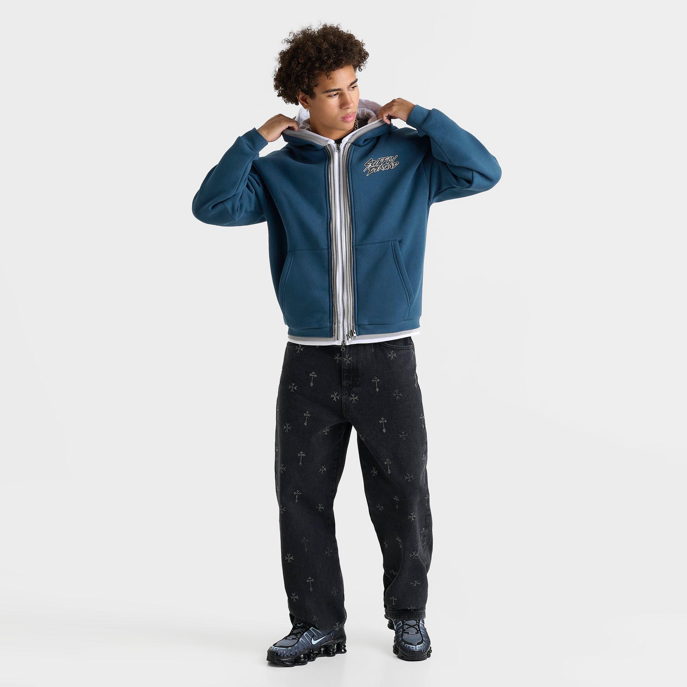Men's Supply & Demand Triple Zip Full-Zip Hoodie