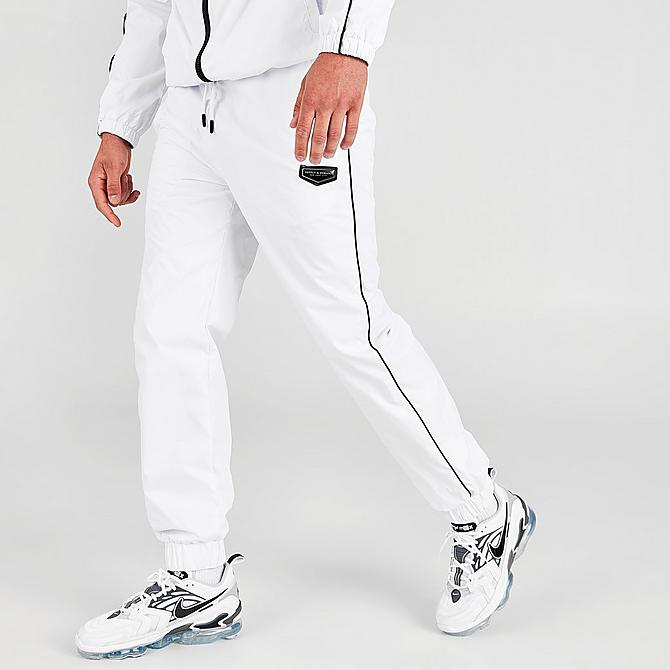 Back Left view of Men's Supply & Demand Platform Jogger Pants in White Click to zoom