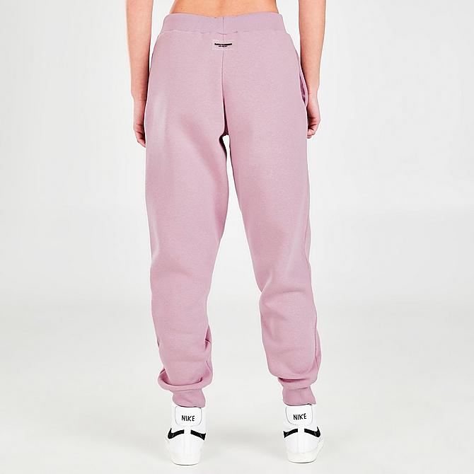 Back Right view of Women's Supply & Demand Logo Joggers in Pink Click to zoom