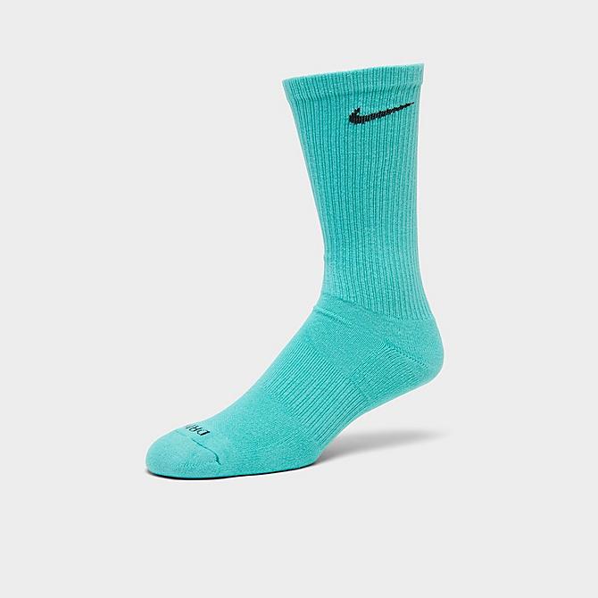 Alternate view of Nike Everyday Plus Cushioned Training Crew Socks (3-Pack) in Multi-Color Click to zoom