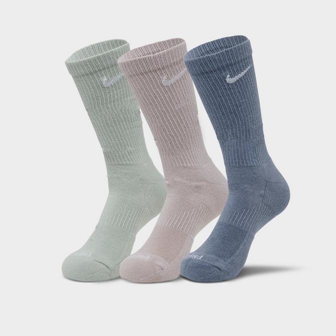 Brown Nike 6-Pack Everyday Cushioned Training Crew Socks