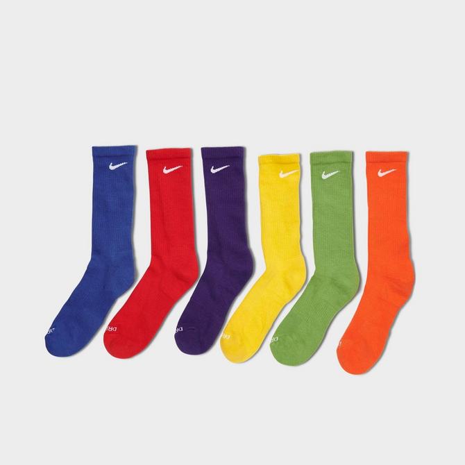 Mens NIKE Everyday Performance PLUS Crew Socks Pick 1 - 3 - 6 Pairs Dri Fit  NEW