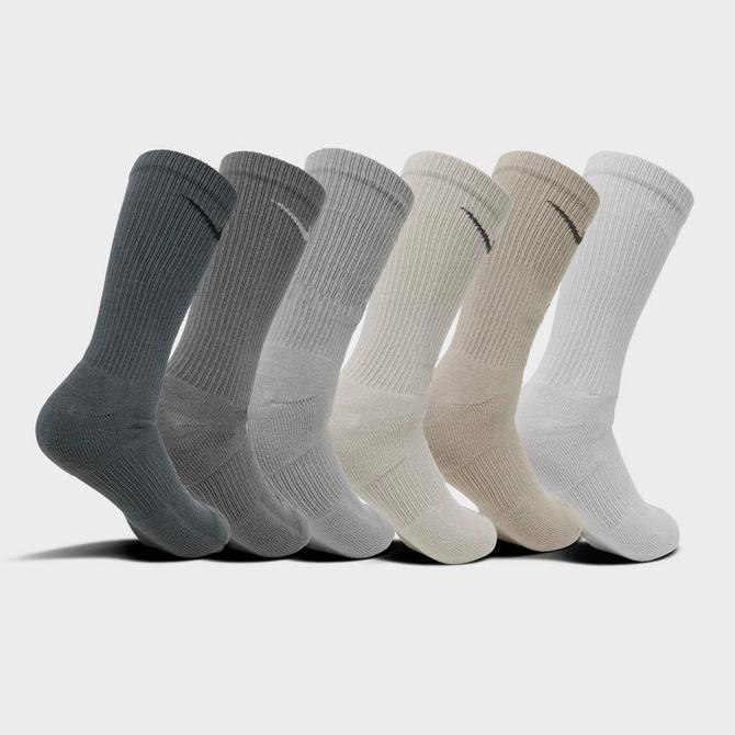 Grey nike store socks 6 pack