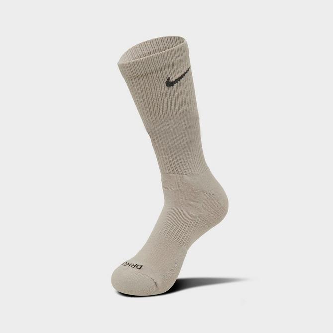 Nike Everyday Cushion Crew Socks, Unisex Nike Socks,, White/Black, Size  Large 