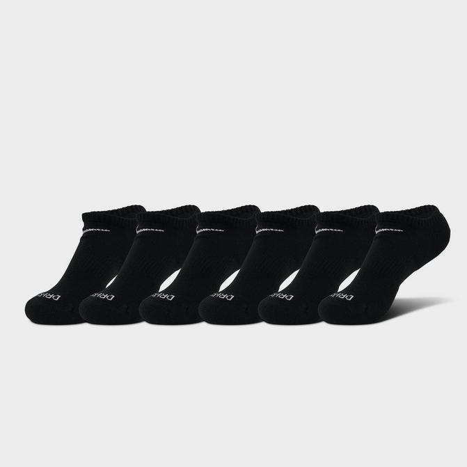 Nike Men's Bag Cotton Quarter Cut Socks (6 Pack) (Large (shoe size 8-12),  White)