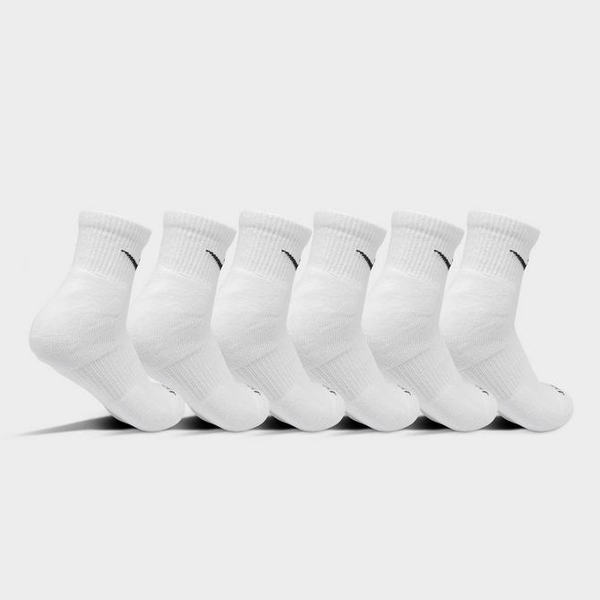 Nike Everyday Plus Cushioned Training Crew Socks (6 Pairs) White