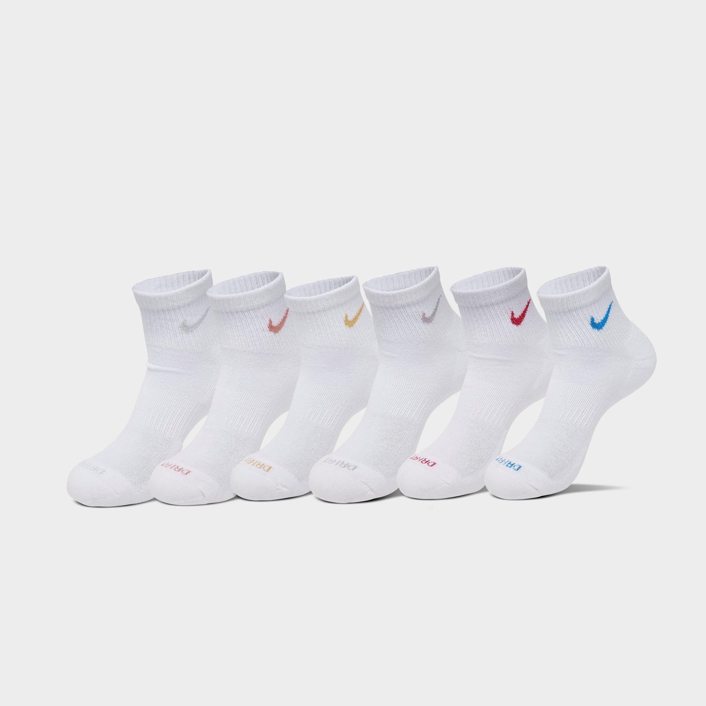 Nike Everyday Plus Cushioned 6-Pack Quarter Training Socks