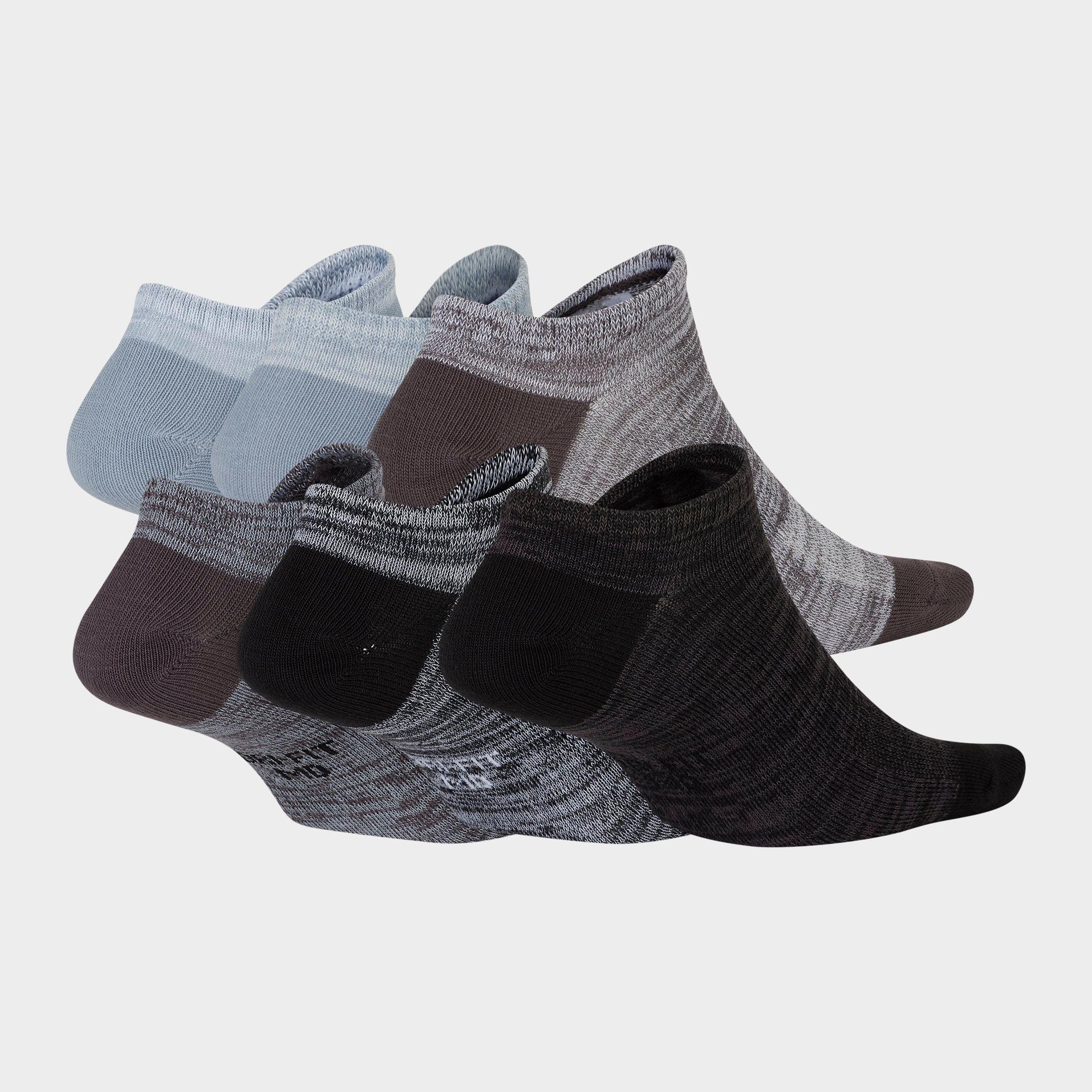 nike dri fit no show socks 6 pack