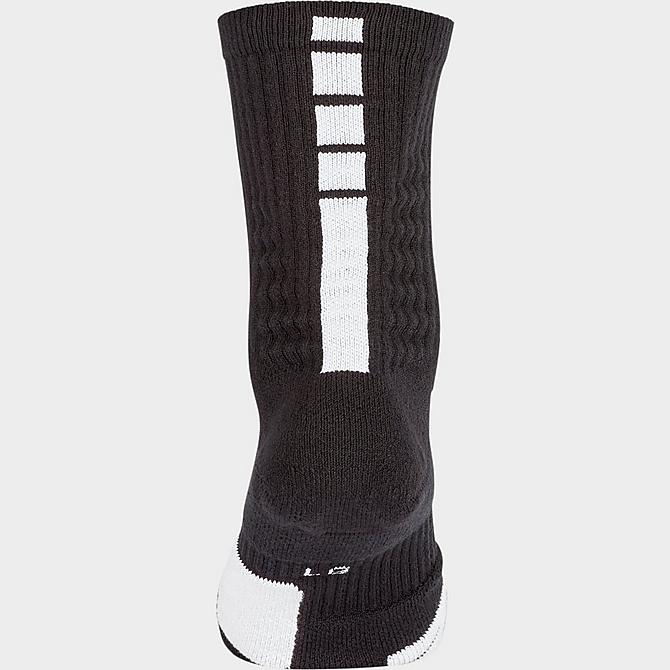 Alternate view of Nike Elite Crew Basketball Socks in Black/White Click to zoom