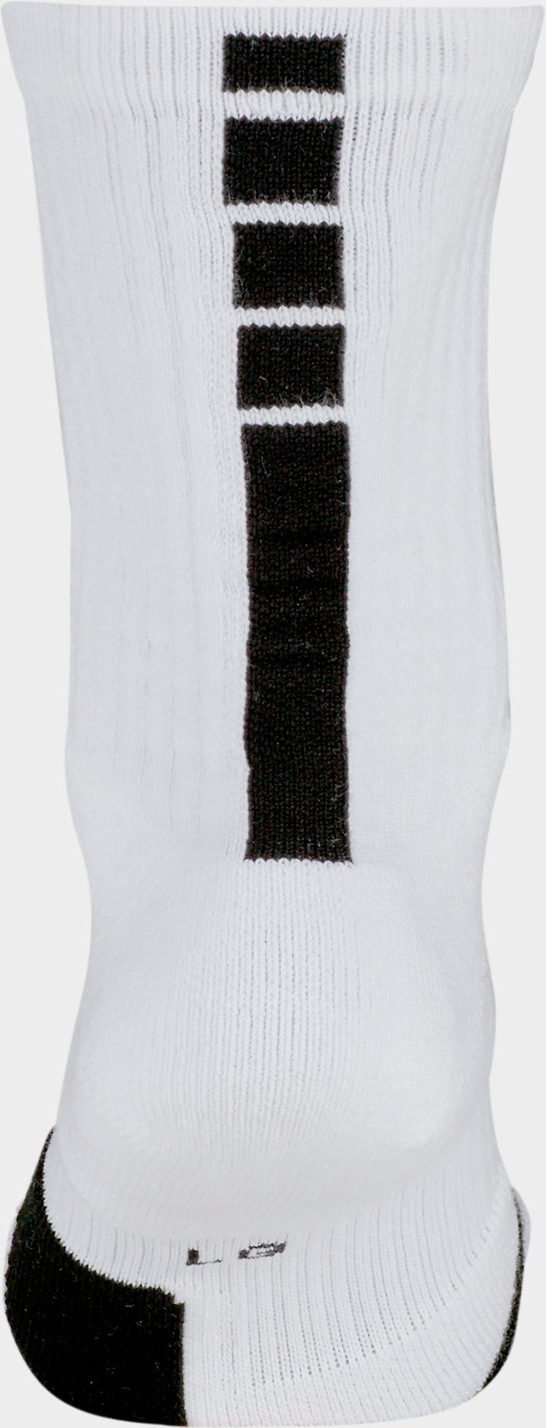 elite socks black and white