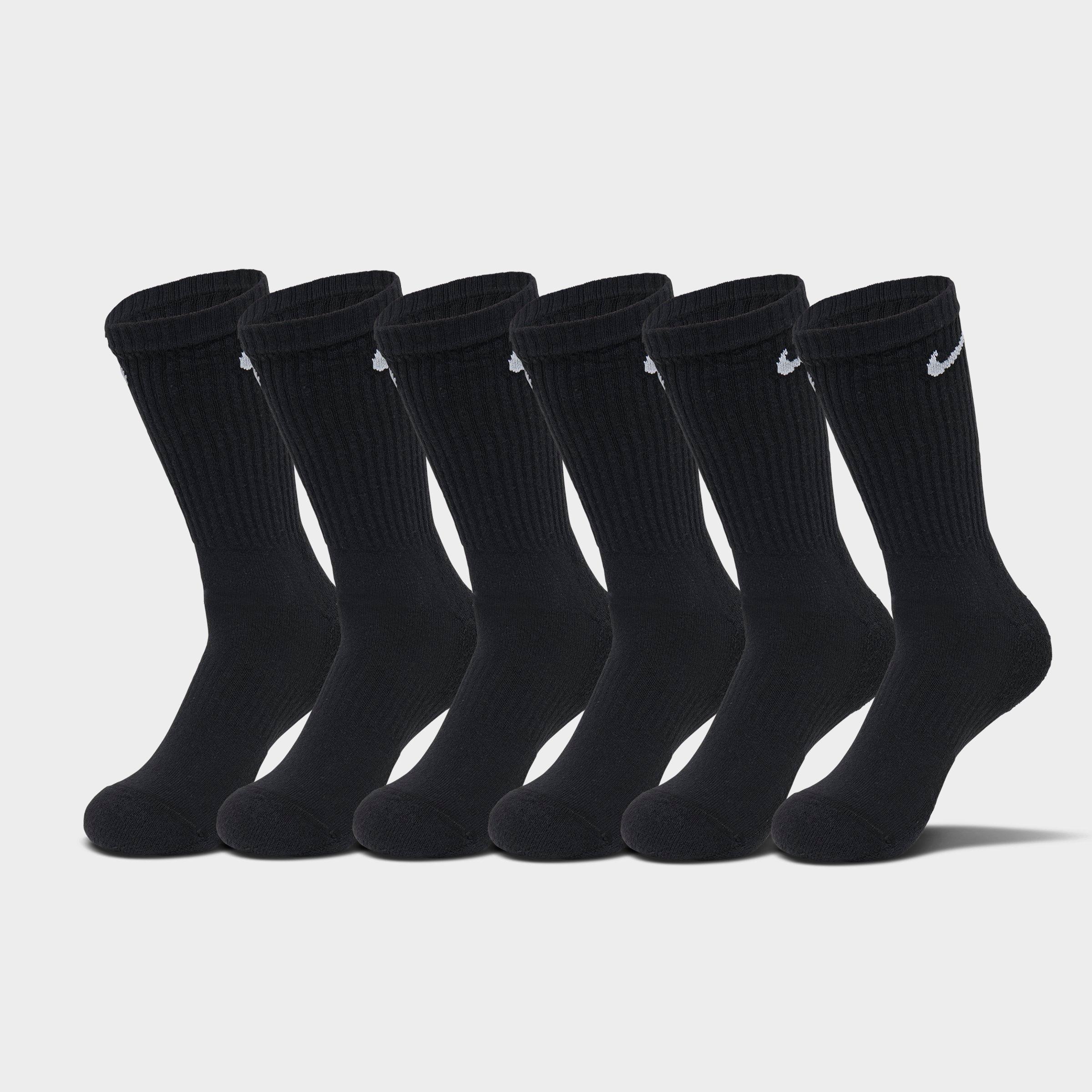 Nike Everyday Cushioned Training Crew Socks (6-Pack) Finish Line