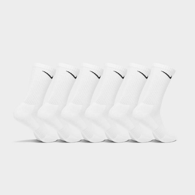 Nike 6 Pack Everyday Cushioned Ankle Socks White