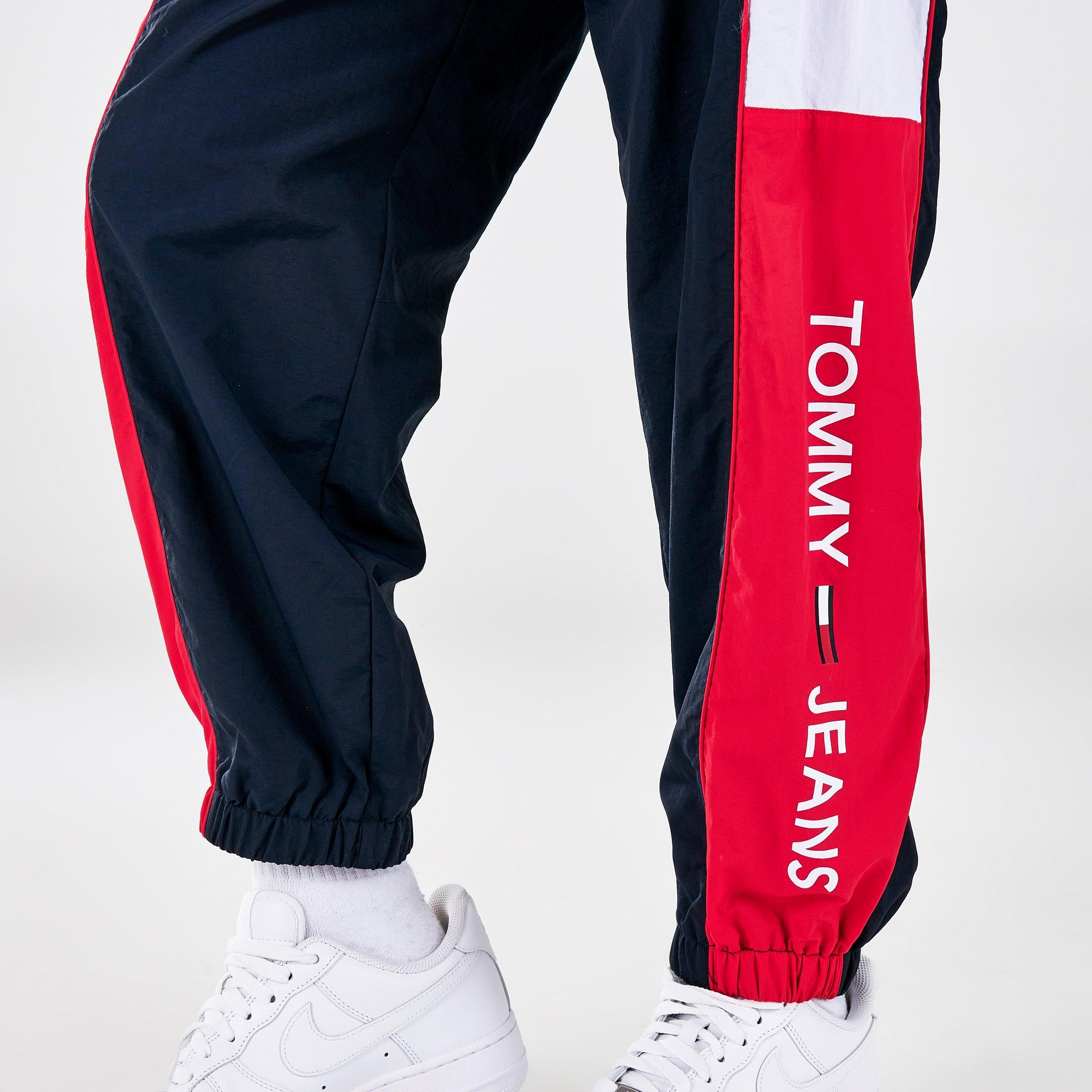 red tommy hilfiger jogging suit