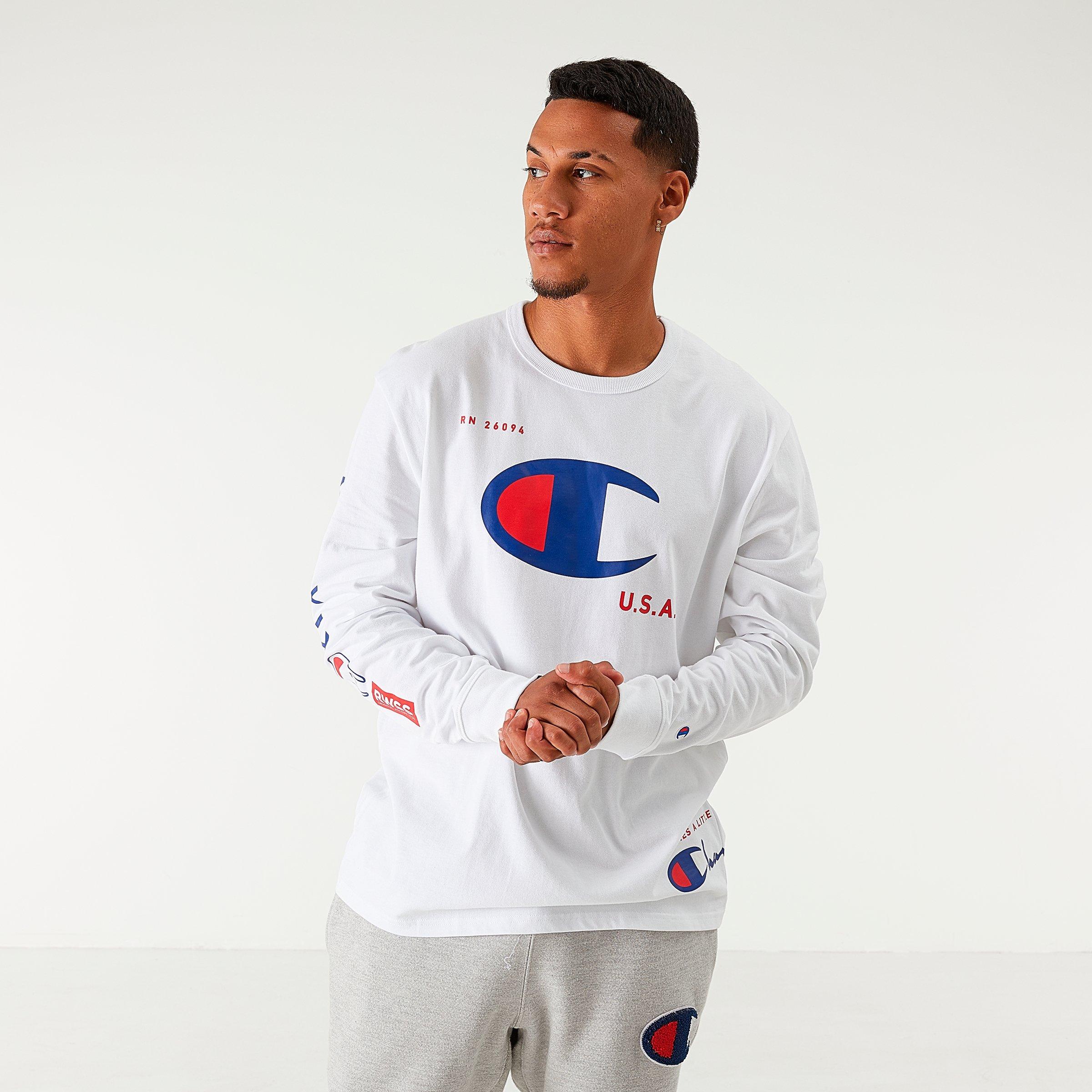 champion long sleeve breathable shirt