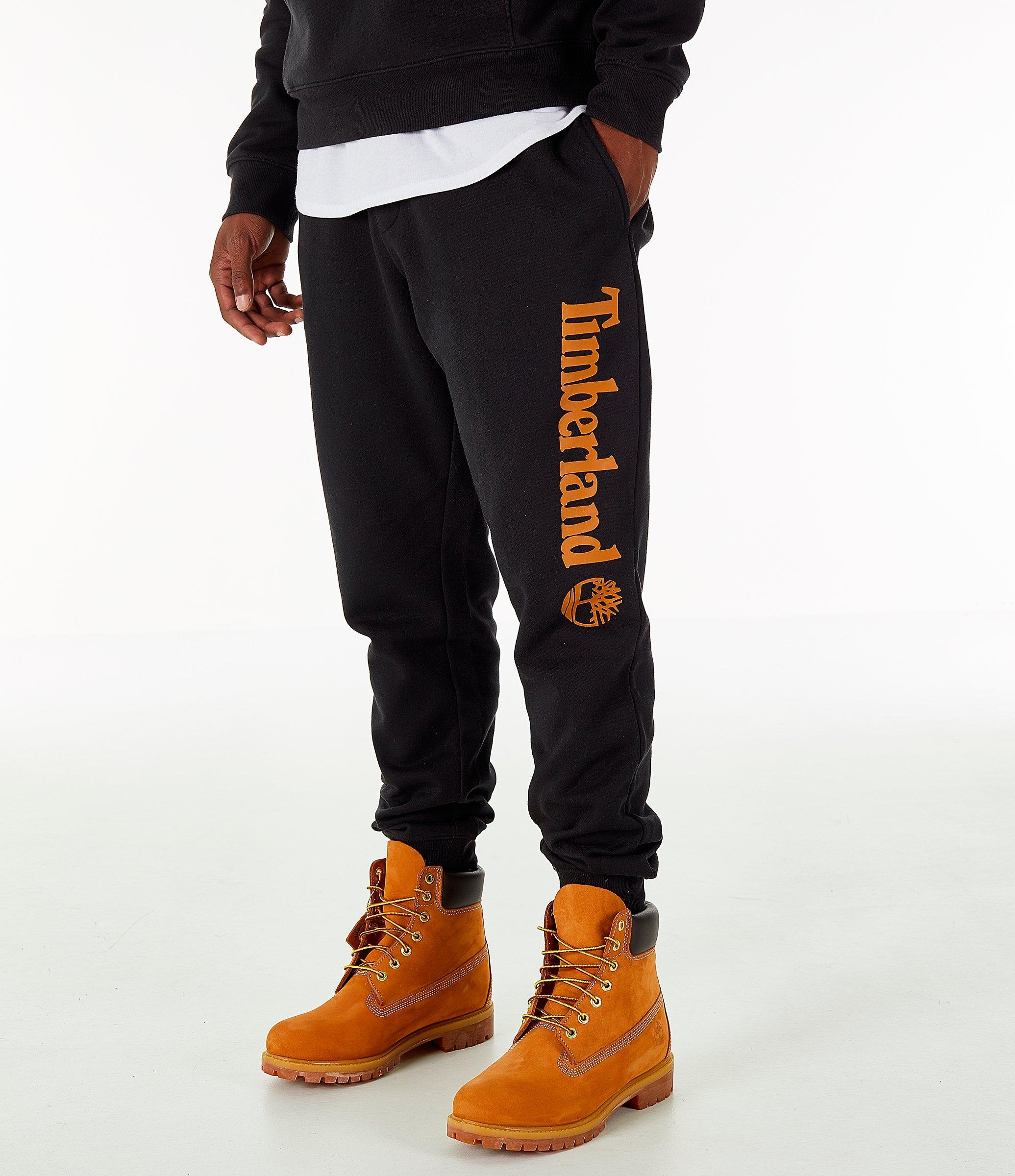 jogger pants with boots